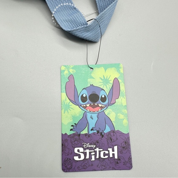 Disney Stitch Mini Backpack – Bioworld Tropical Leaf Print | NWT - Picture 3 of 4